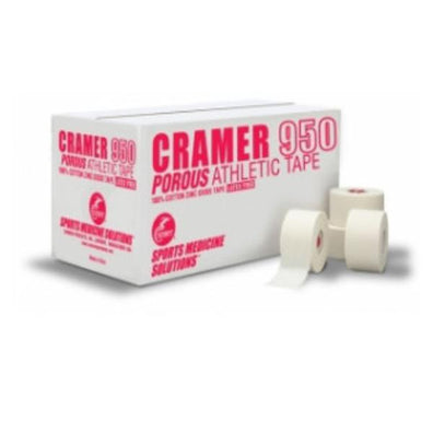 Tape Trainers Cotton/Zinc Oxide .5"x10yd Adhesive White 24/Ca